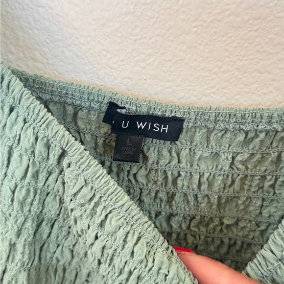 Dress Green Textured Dress - Picture 5 of 9